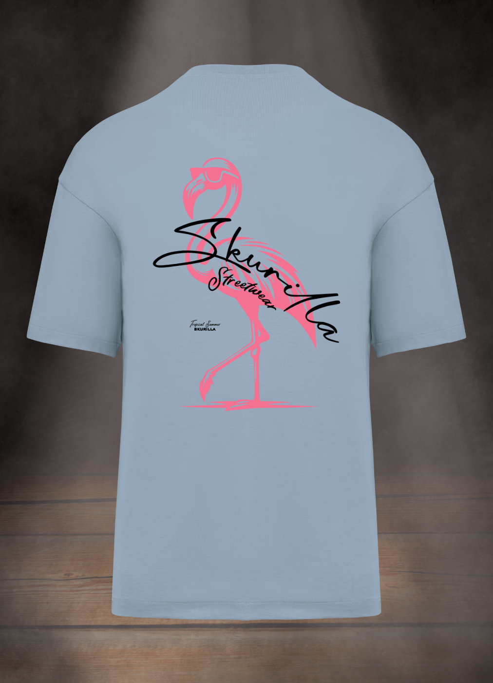 OVERSIZE T-SHIRT #FLAMINGO