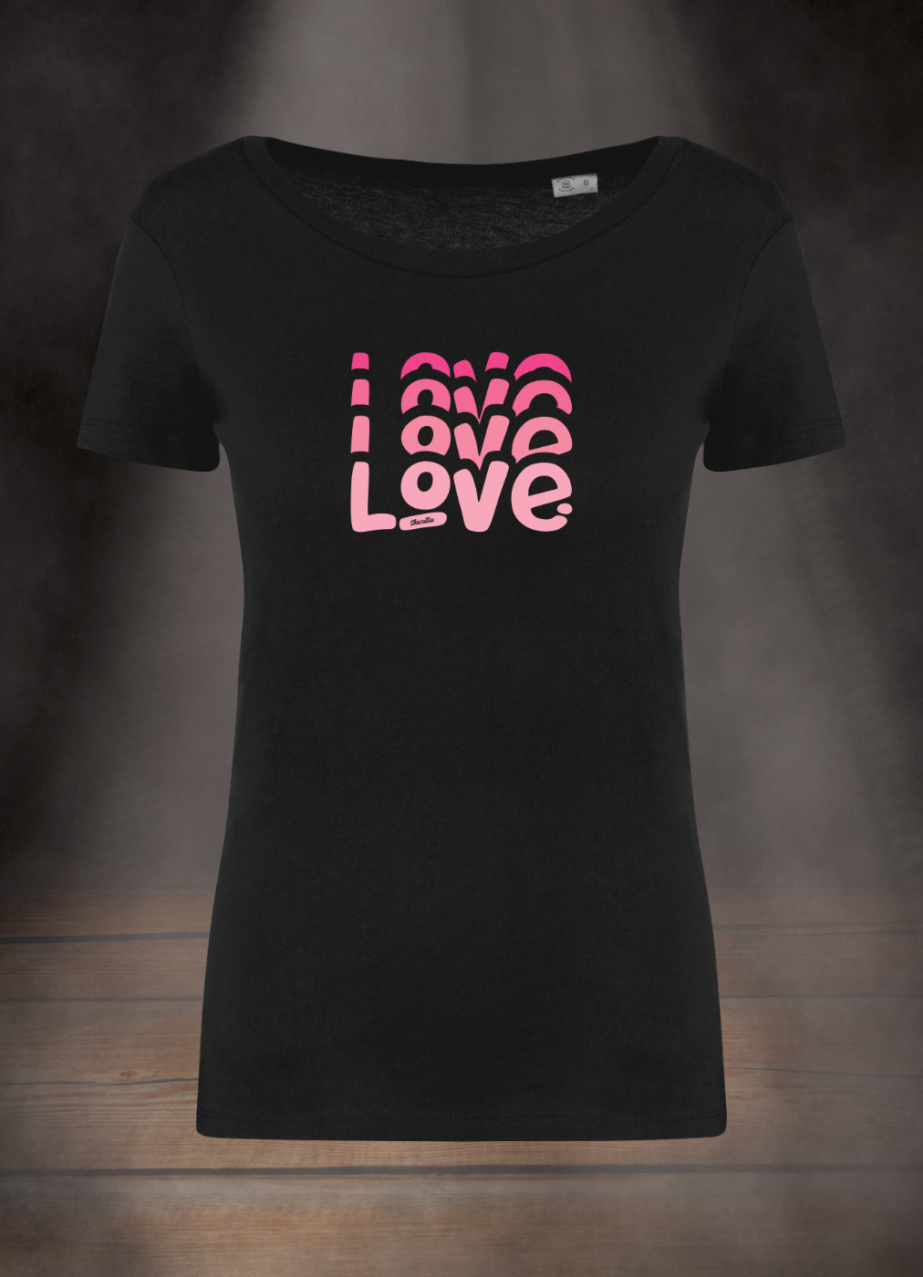 DAMEN T-SHIRT #INFINITY LOVE