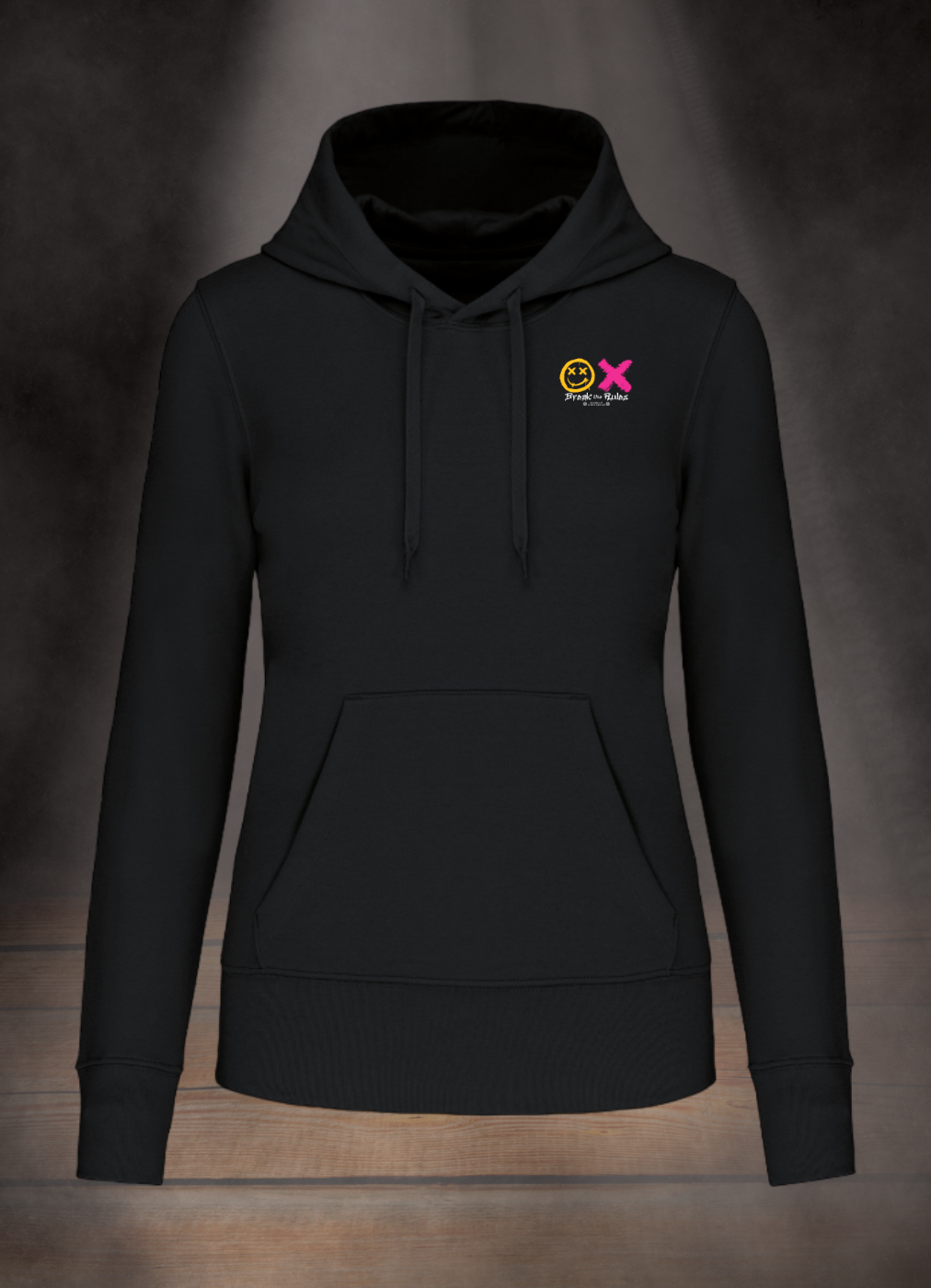 DAMEN HOODIE #BREAK THE RULES
