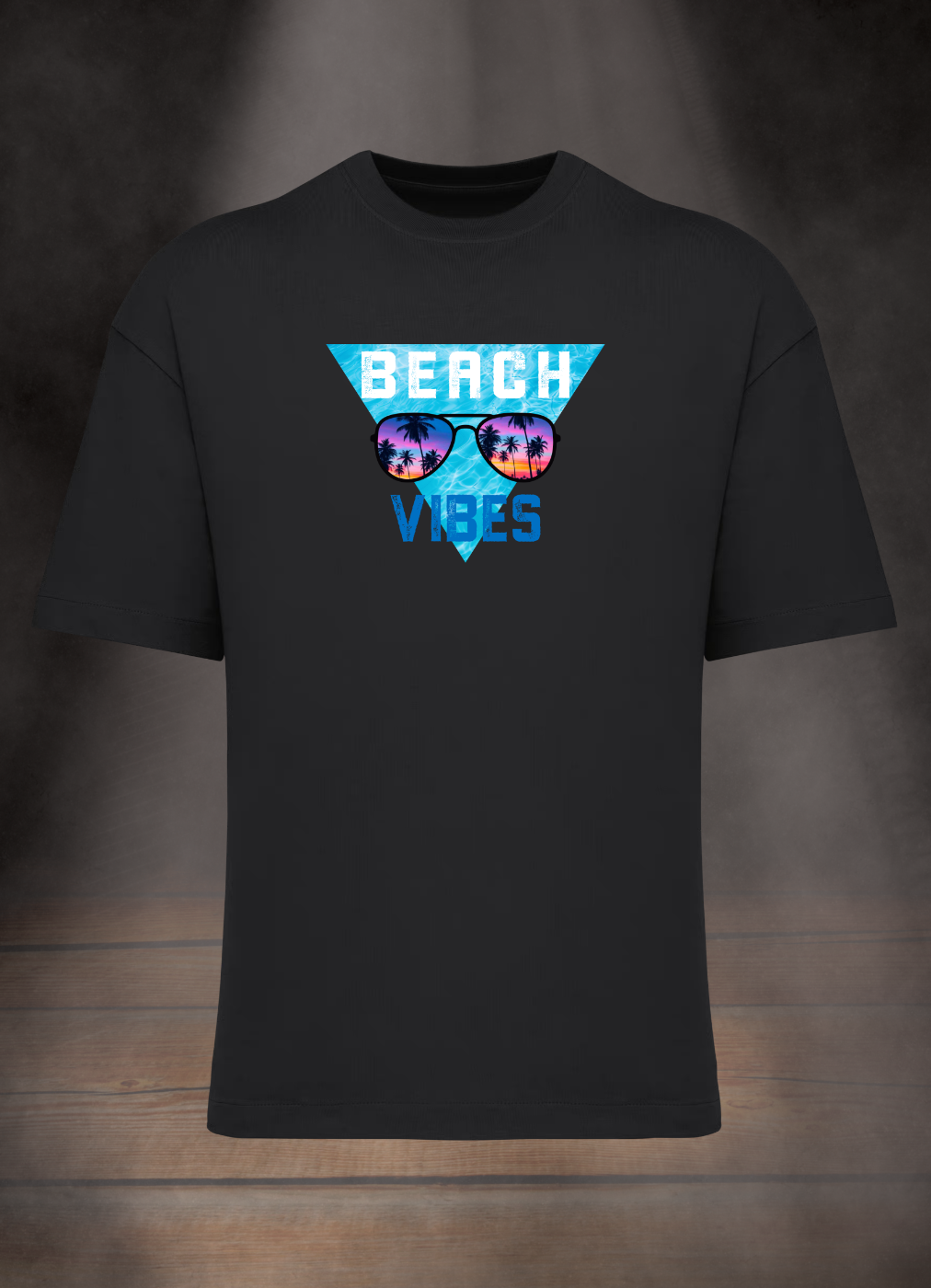OVERSIZE T-SHIRT #BEACH VIBES