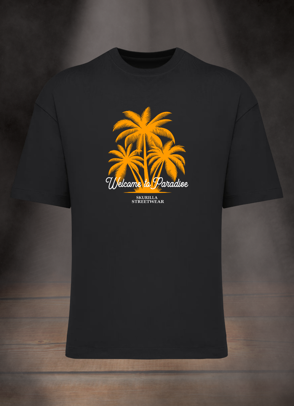 OVERSIZE T-SHIRT 220gr. #WELCOME TO PARADISE