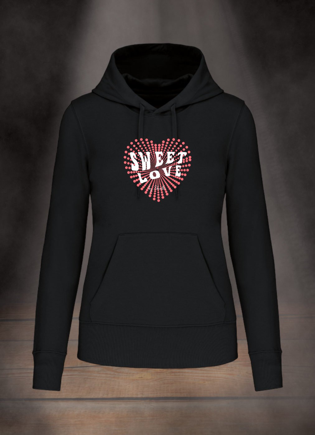DAMEN HOODIE #SWEET LOVE