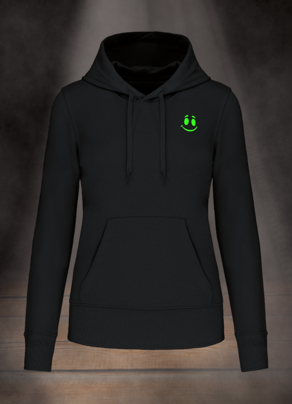 DAMEN HOODIE #HAPPY CIRCLES