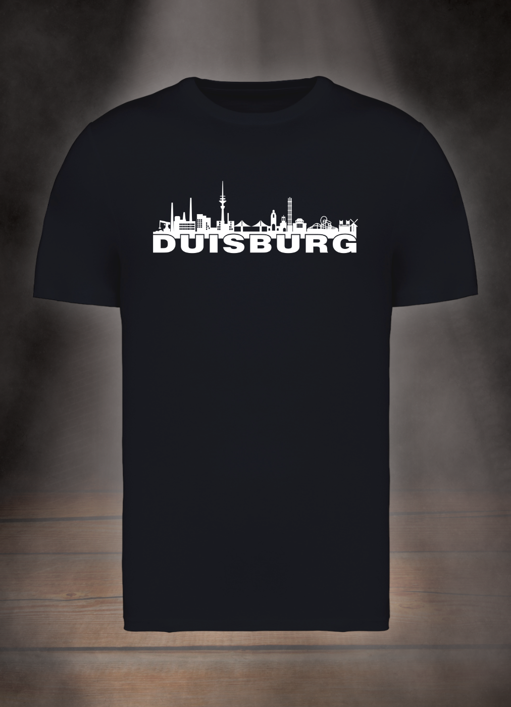 HERREN T-SHIRT #DUISBURG SKYLINE