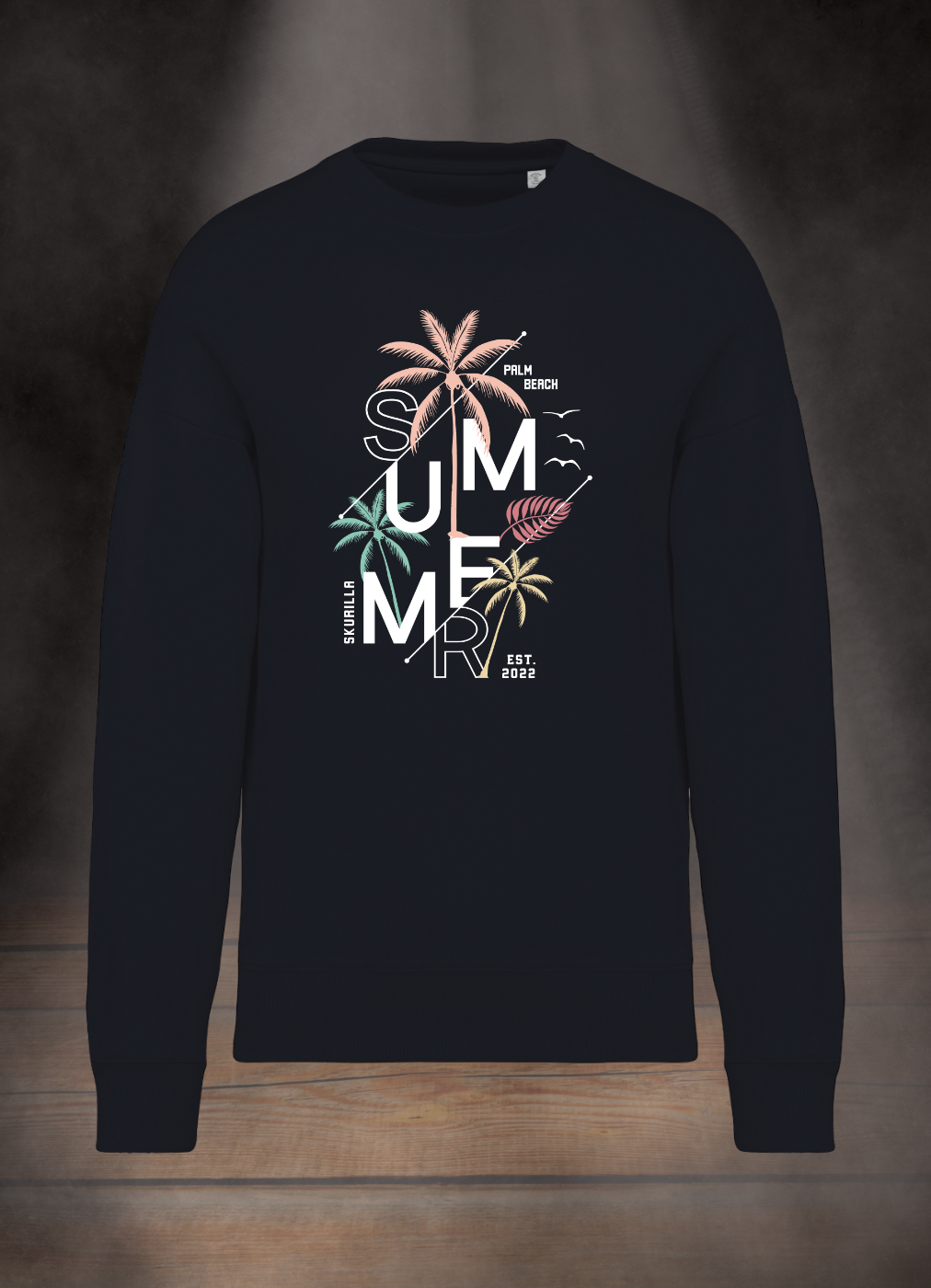 OVERSIZE SWEATSHIRT #PALM BEACH