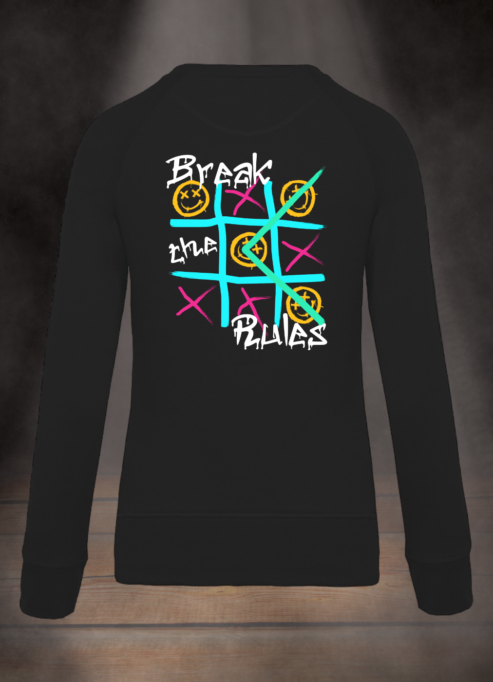 DAMEN SWEATSHIRT #BREAK THE RULES