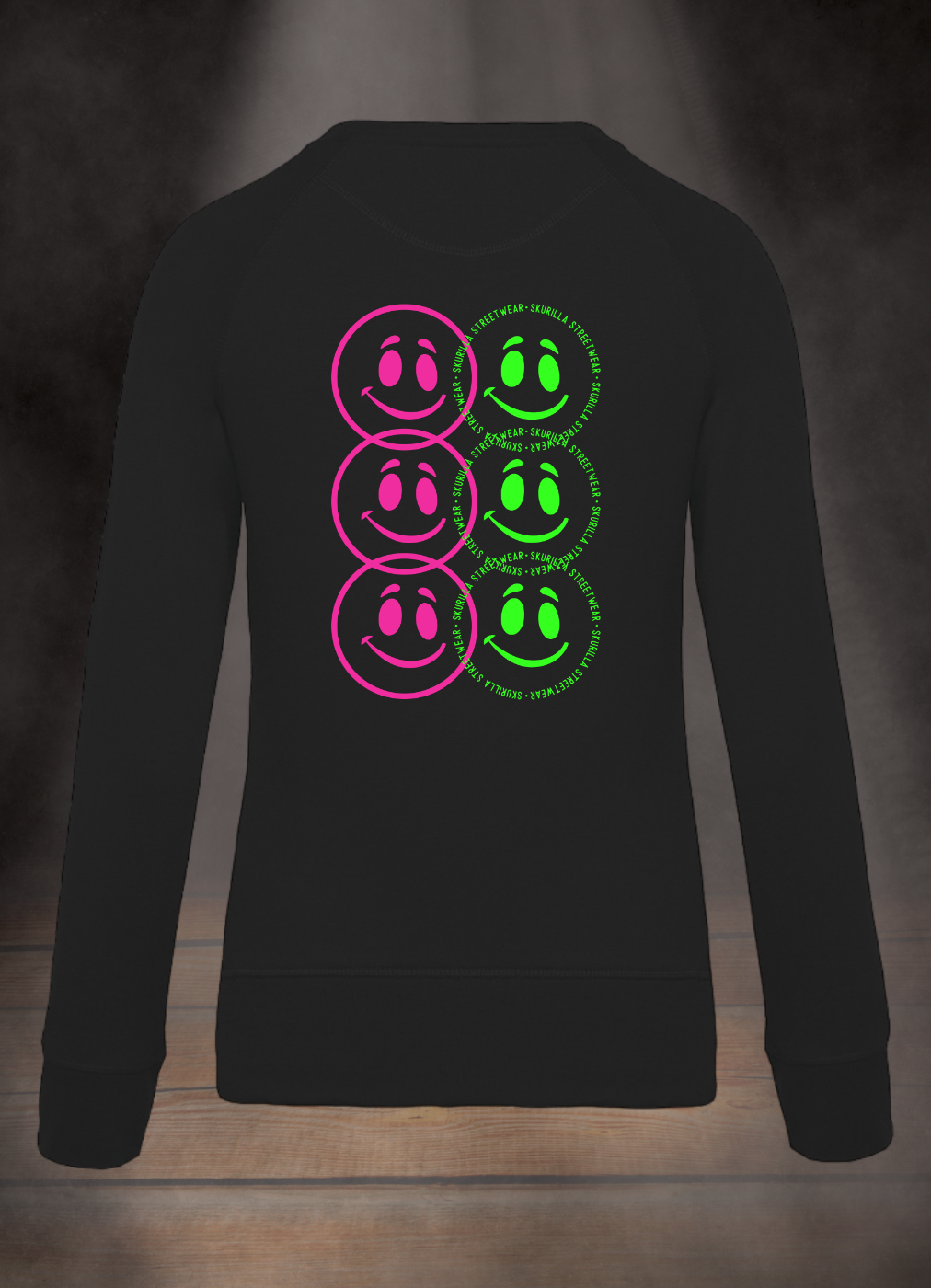 DAMEN SWEATSHIRT #HAPPY CIRCLES