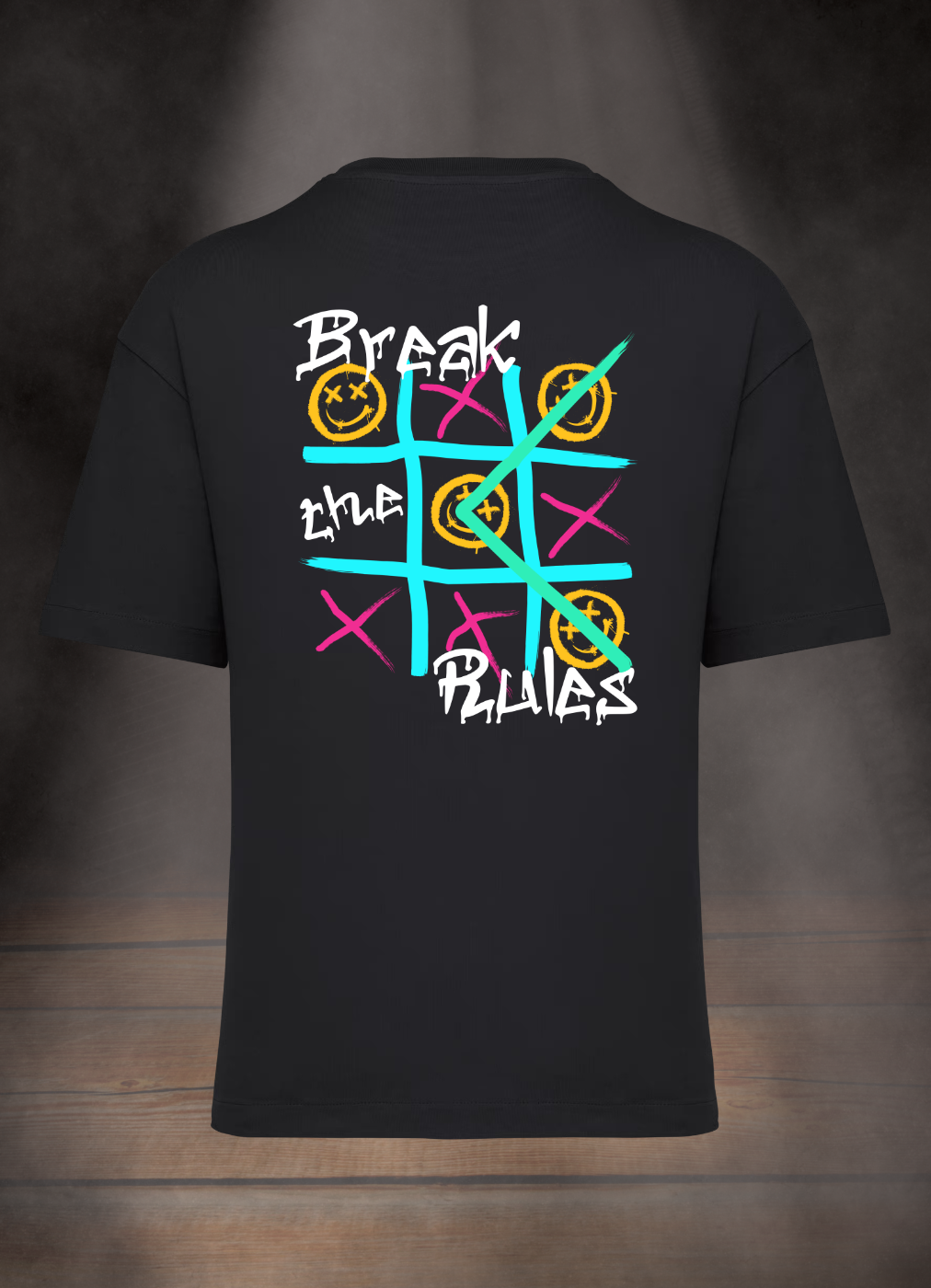 OVERSIZE T-SHIRT 220gr. #BREAK THE RULES