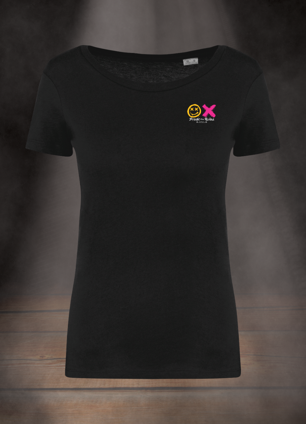 DAMEN T-SHIRT #BREAK THE RULES