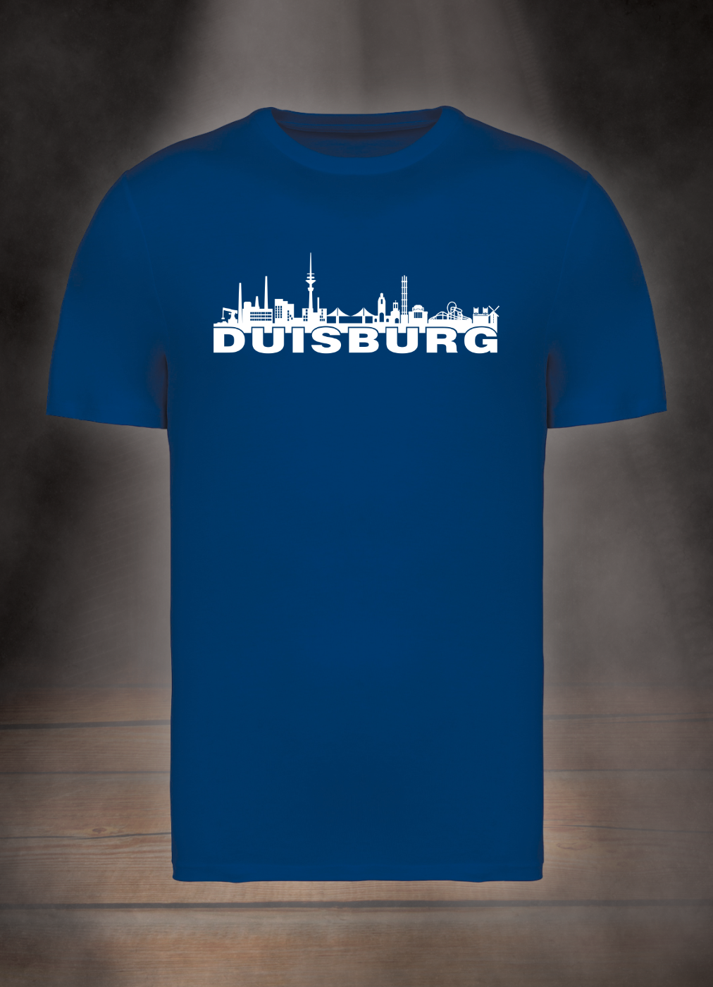 HERREN T-SHIRT #DUISBURG SKYLINE