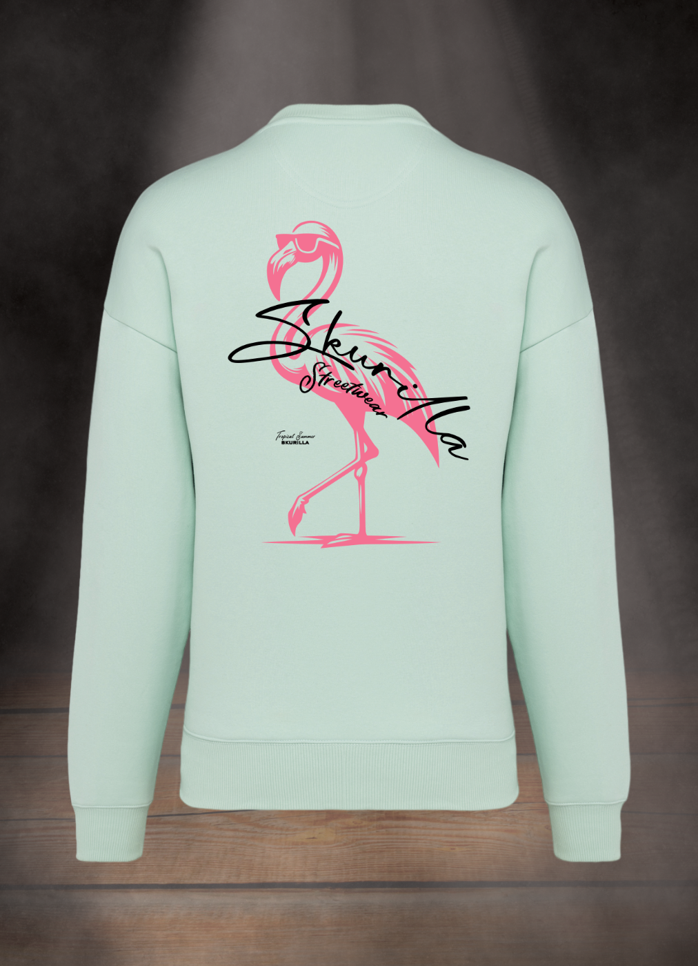 OVERSIZE SWEATSHIRT #FLAMINGO