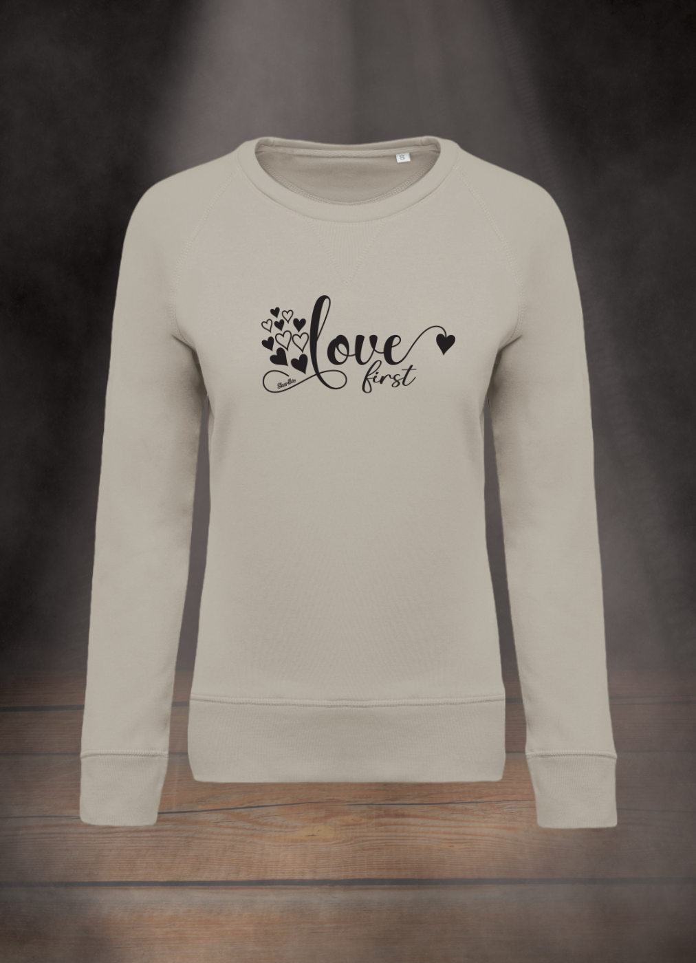DAMEN SWEATSHIRT #LOVE FIRST