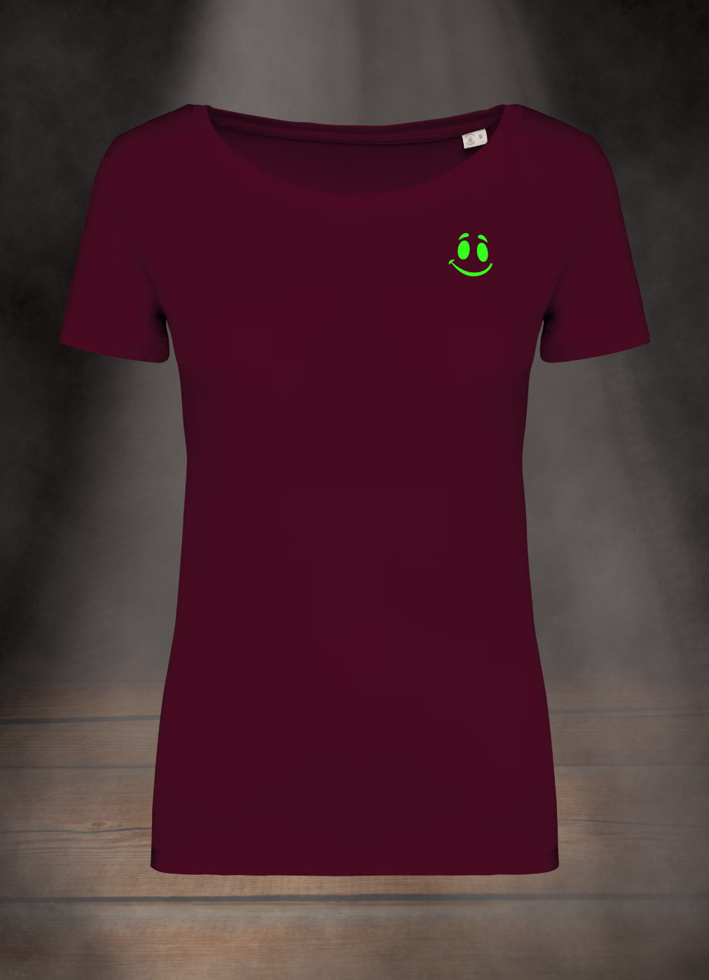 DAMEN T-SHIRT #HAPPY CIRCLES