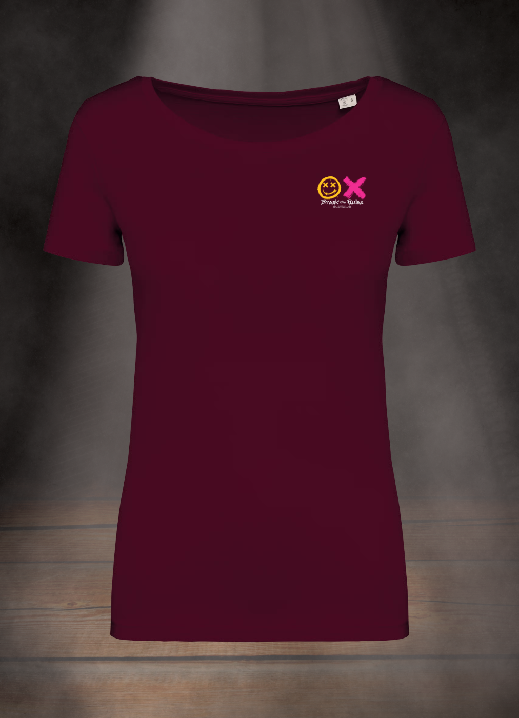 DAMEN T-SHIRT #BREAK THE RULES