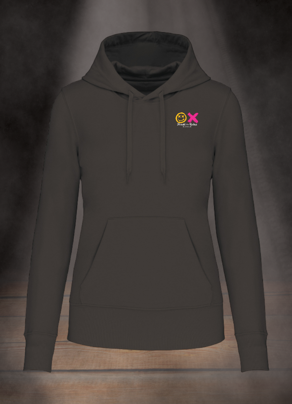 DAMEN HOODIE #BREAK THE RULES