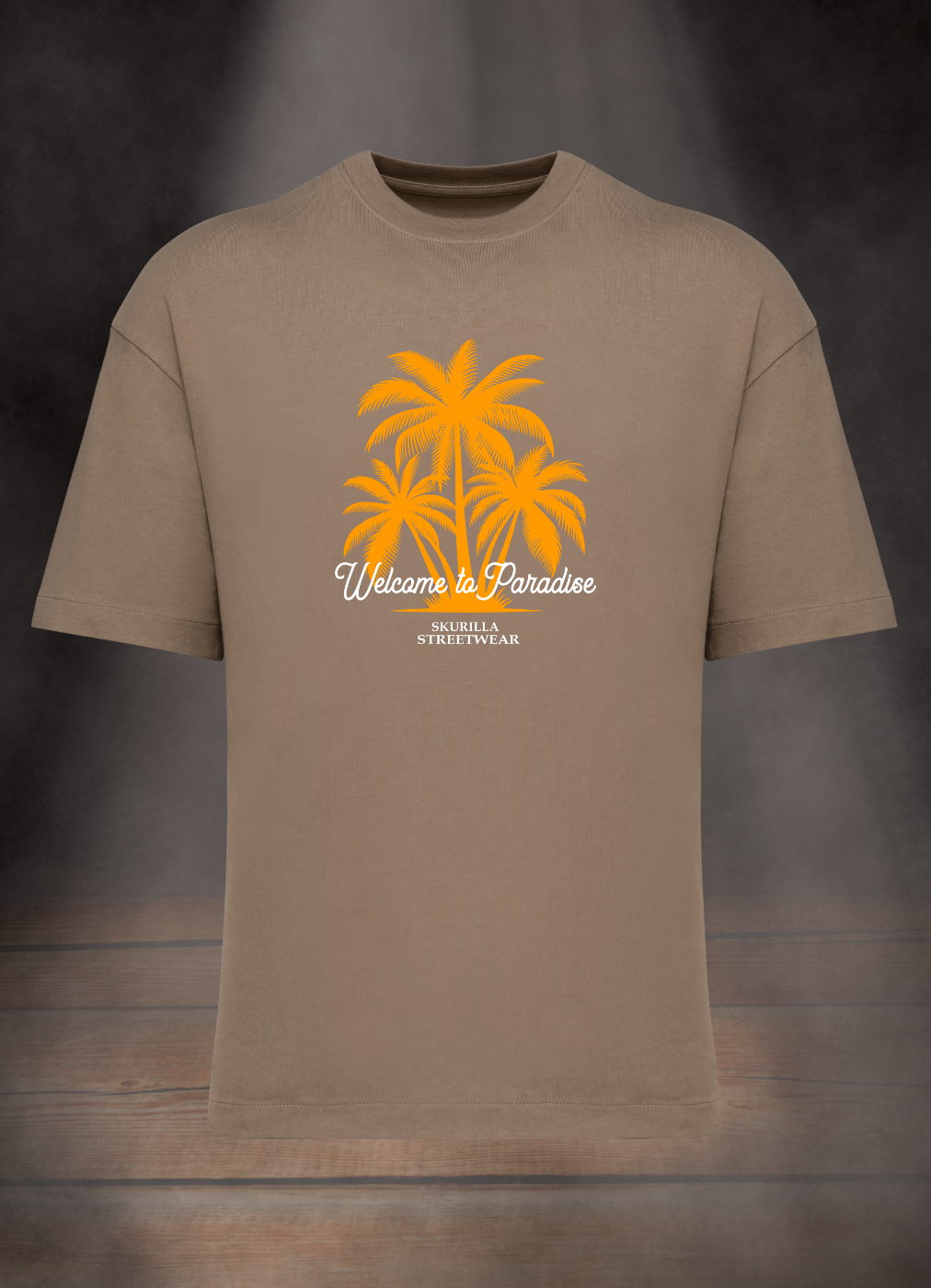 OVERSIZE T-SHIRT 220gr. #WELCOME TO PARADISE