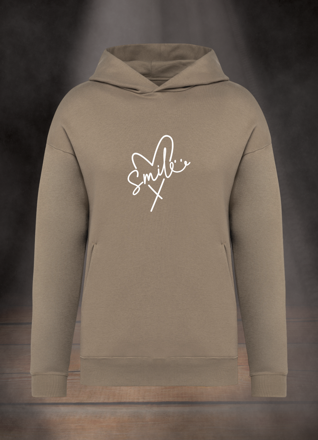 OVERSIZE HOODIE #HEART SMILE