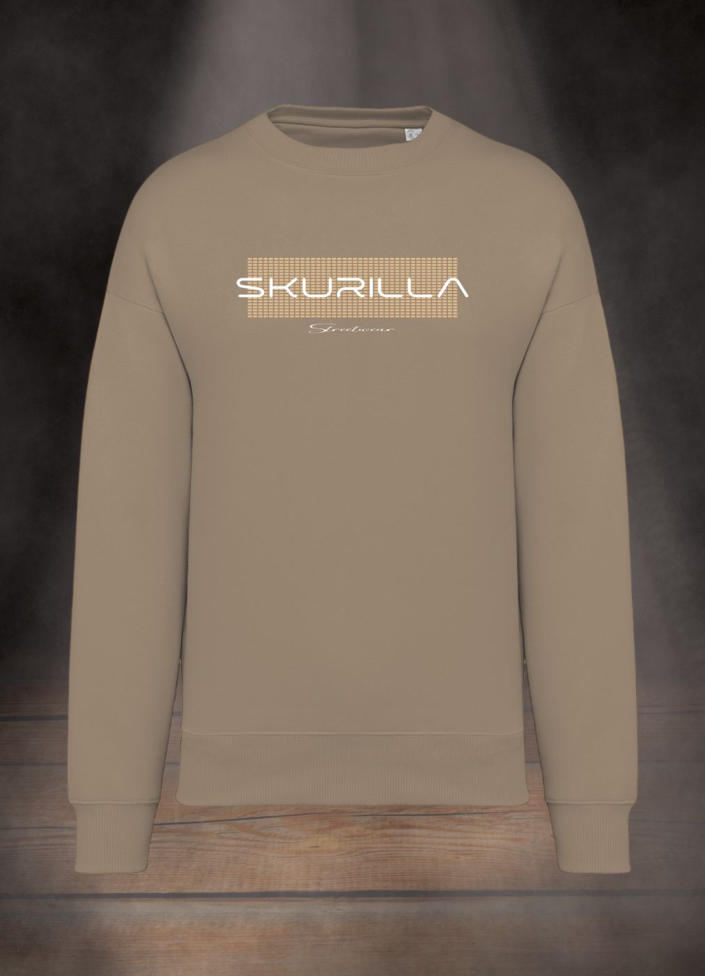 OVERSIZE SWEATSHIRT #BEIGE BLOCKS