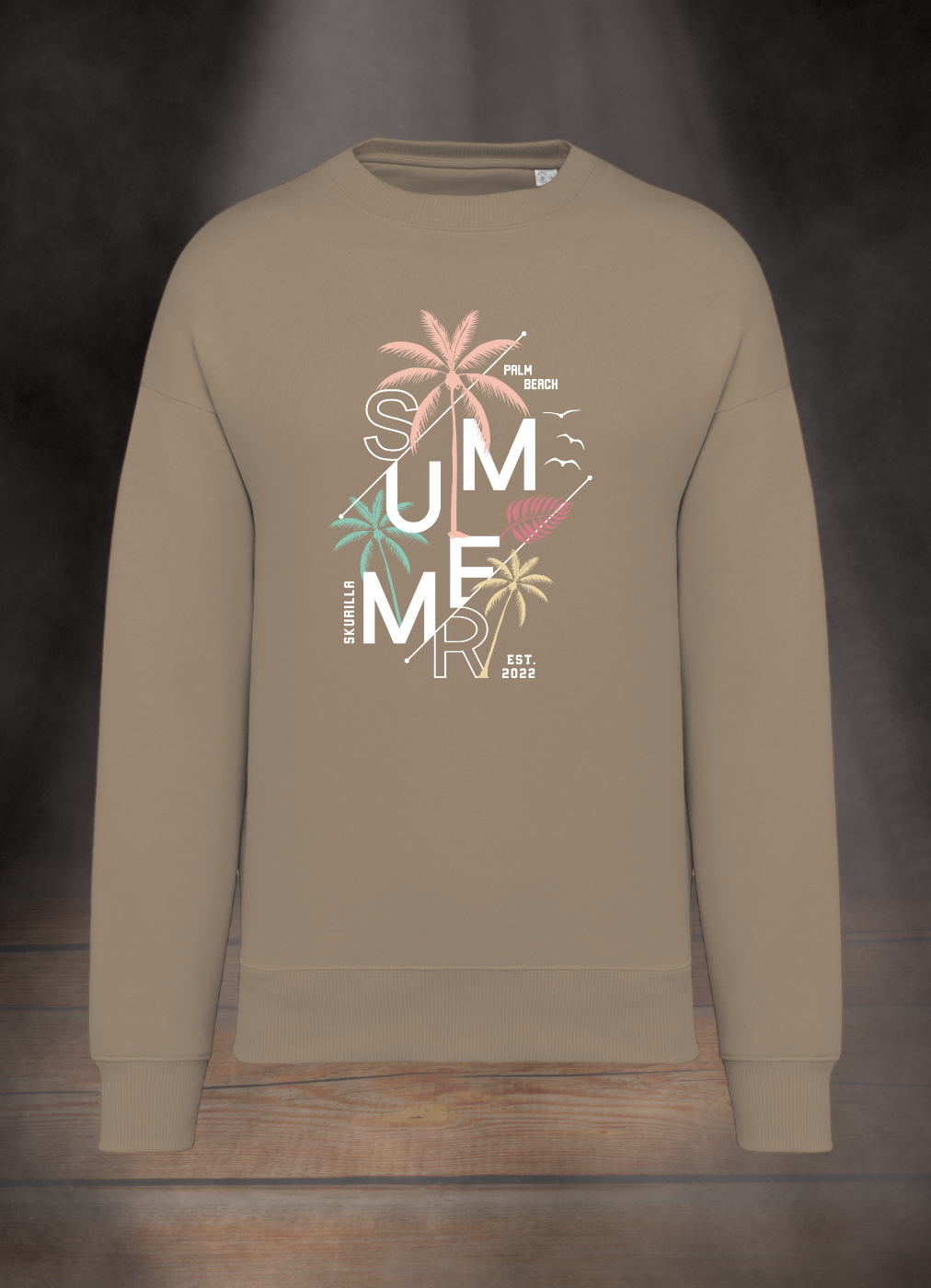 OVERSIZE SWEATSHIRT #PALM BEACH