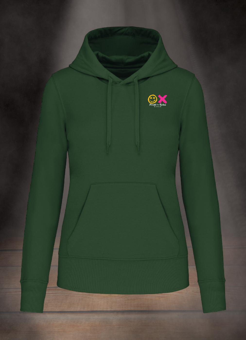 DAMEN HOODIE #BREAK THE RULES
