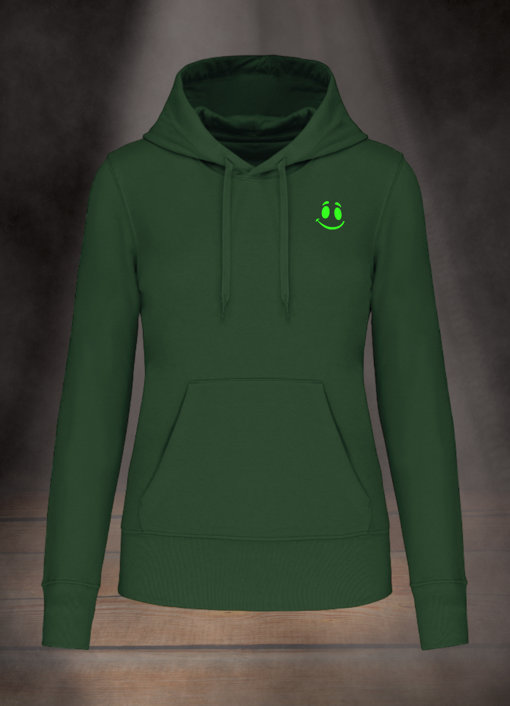 DAMEN HOODIE #HAPPY CIRCLES