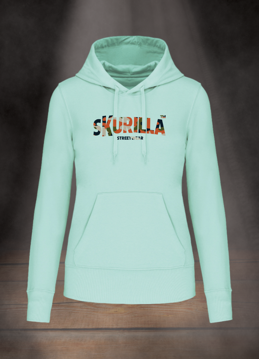 DAMEN HOODIE #CAMOUFLAGE