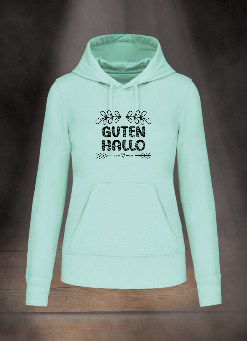 PERLE DAMEN HOODIE #GUTEN HALLO