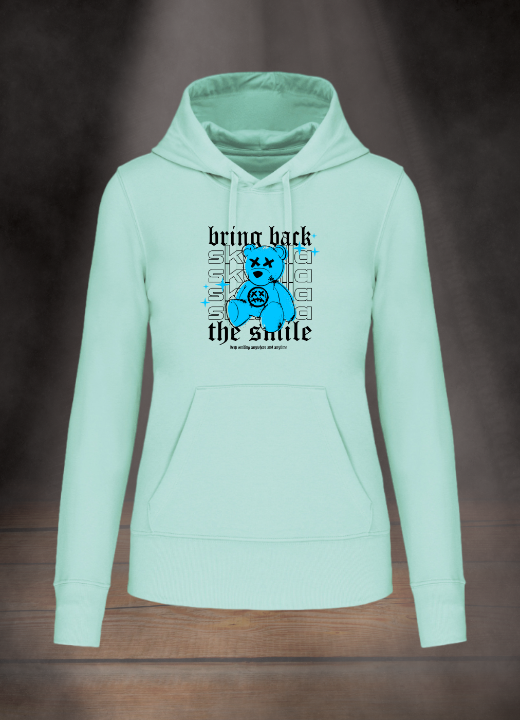 DAMEN HOODIE #THE SMILE