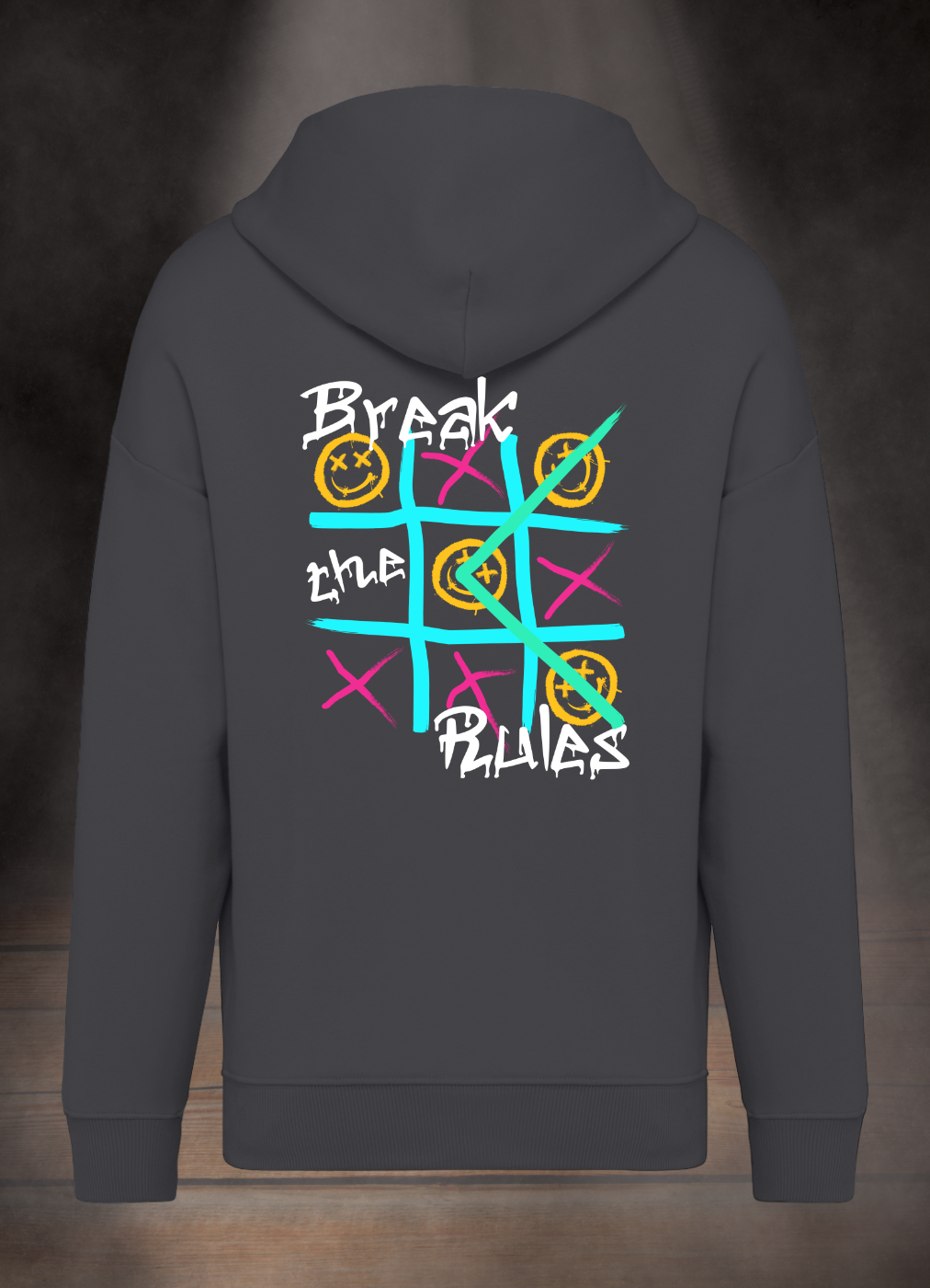 OVERSIZE HOODIE #BREAK THE RULES