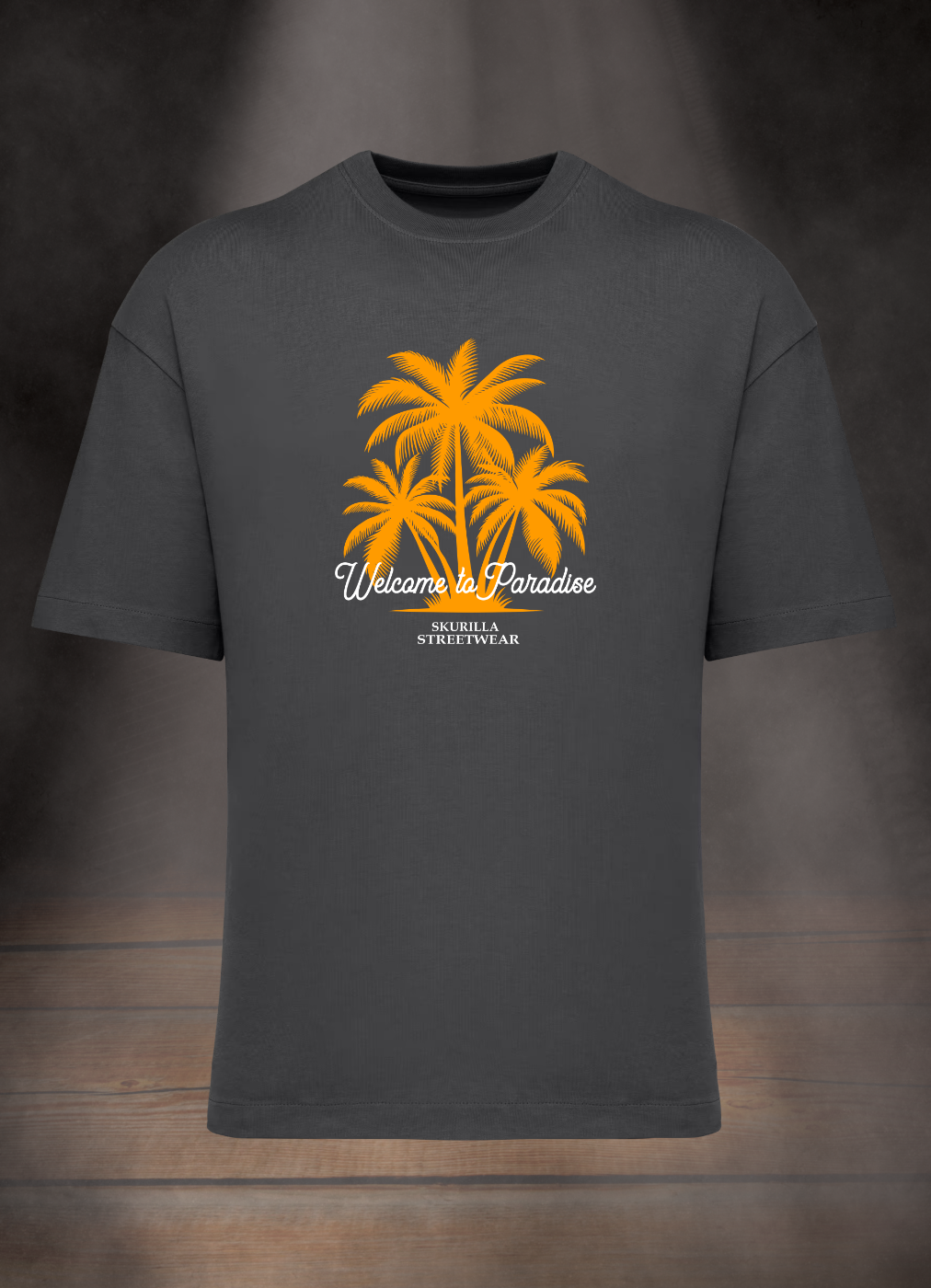OVERSIZE T-SHIRT 220gr. #WELCOME TO PARADISE