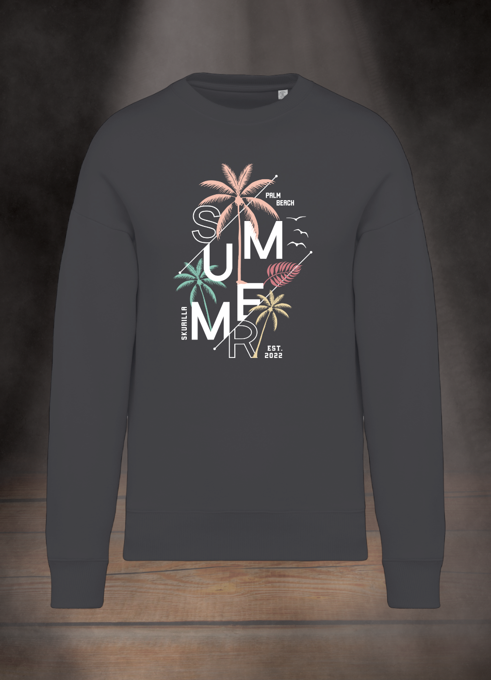 OVERSIZE SWEATSHIRT #PALM BEACH