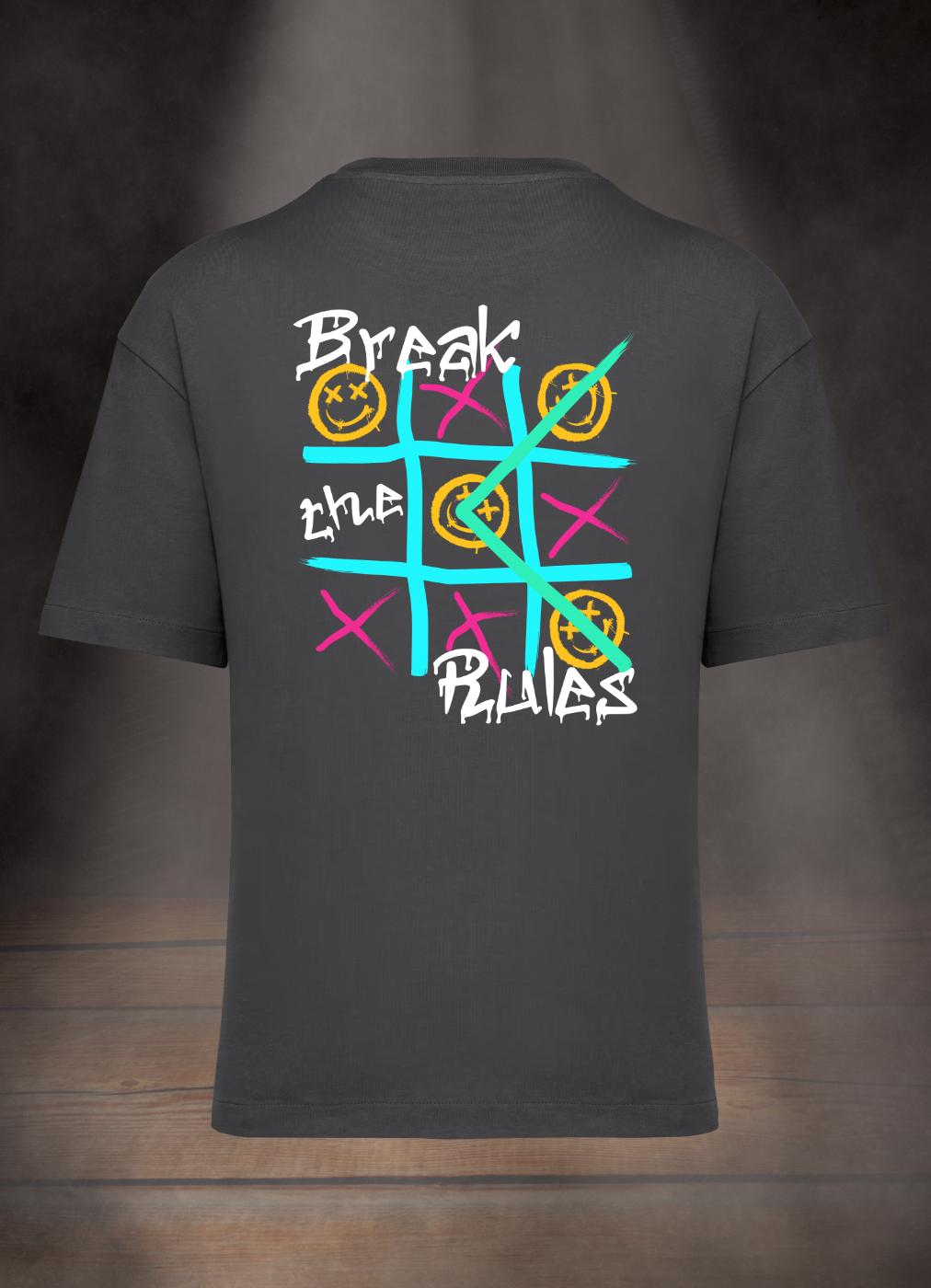 OVERSIZE T-SHIRT 220gr. #BREAK THE RULES