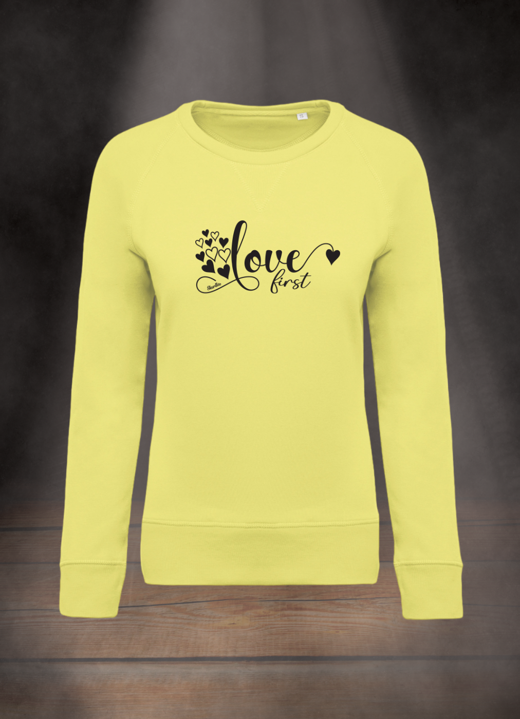 DAMEN SWEATSHIRT #LOVE FIRST