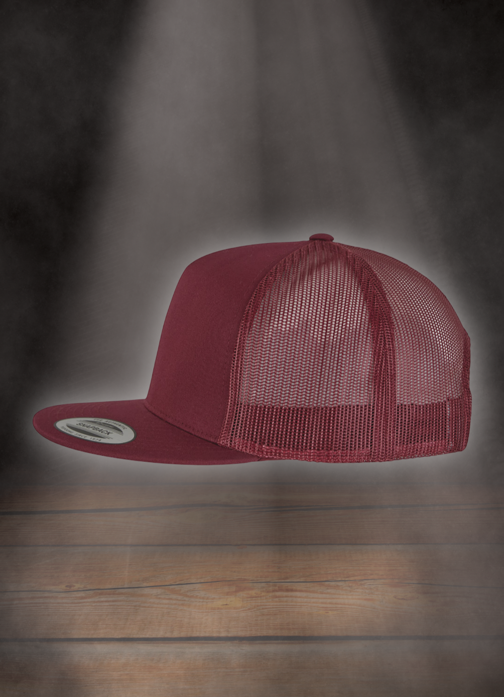 FLEXFIT TRUCKER SNAPBACK CAP #OLD TYPE WHITE