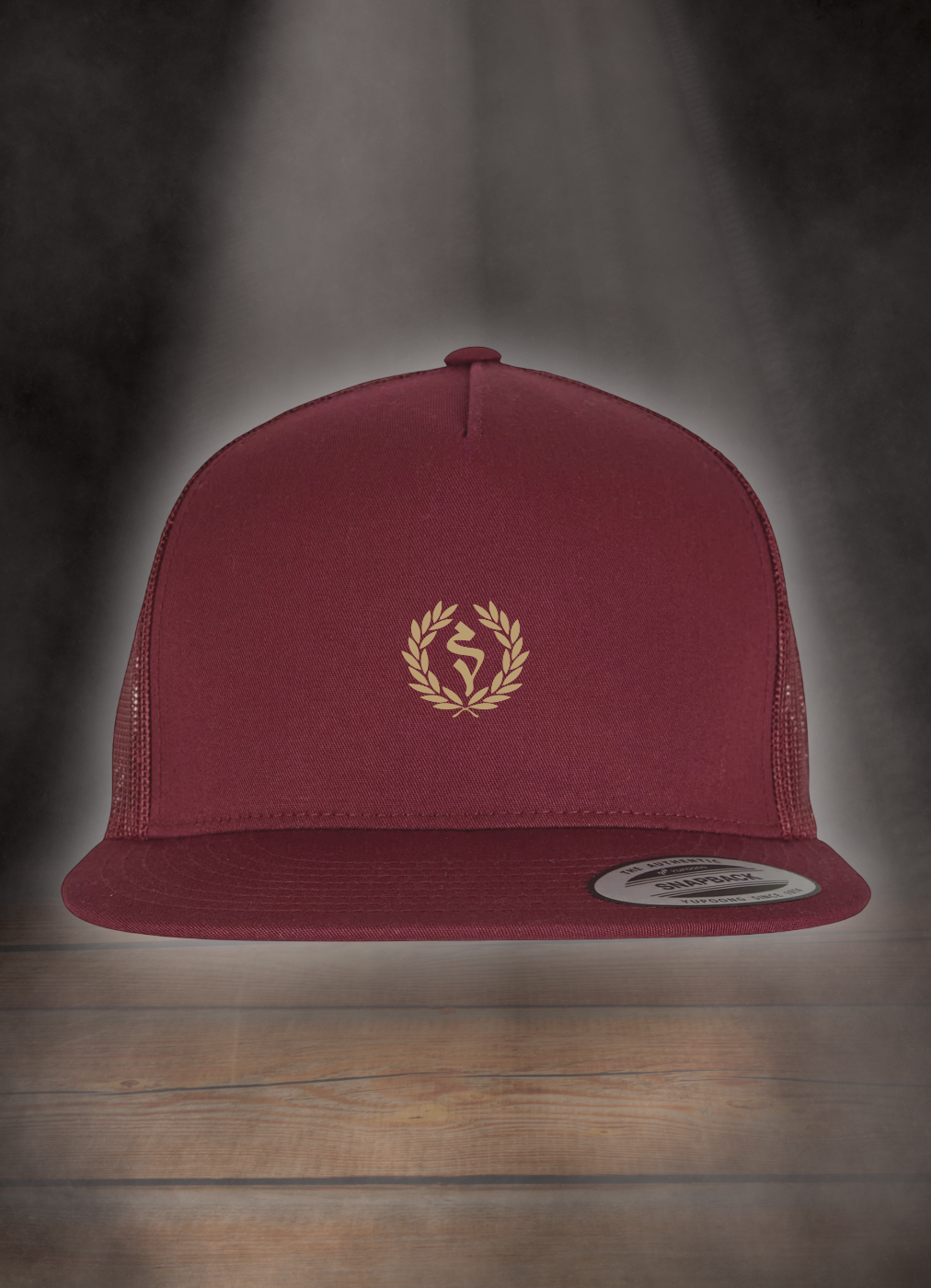 FLEXFIT TRUCKER SNAPBACK CAP #LAUREL BRANCH GOLD