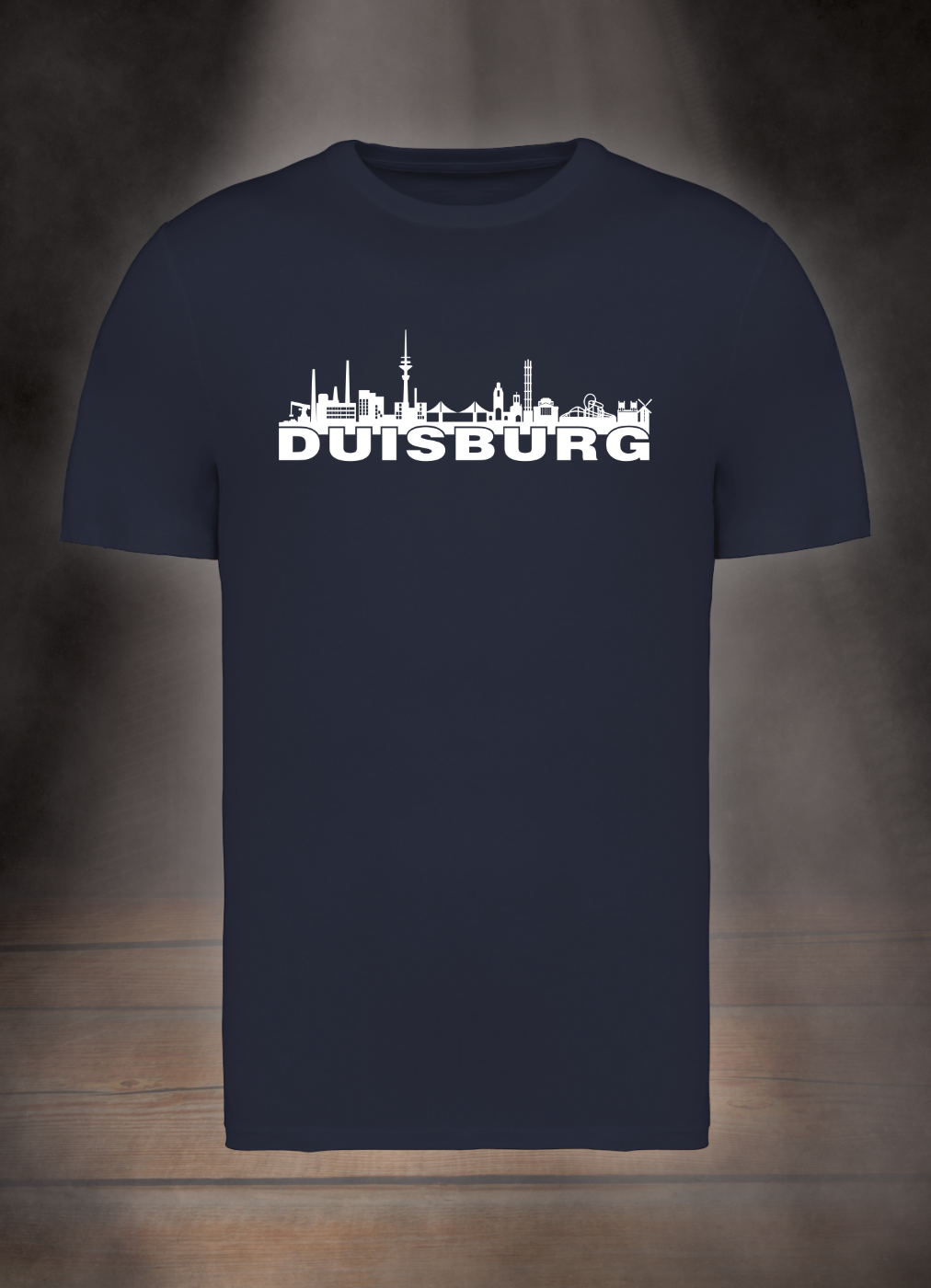 HERREN T-SHIRT #DUISBURG SKYLINE