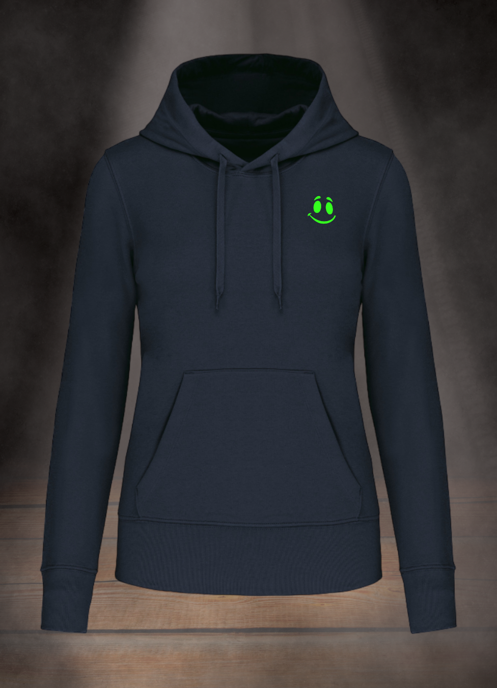 DAMEN HOODIE #HAPPY CIRCLES