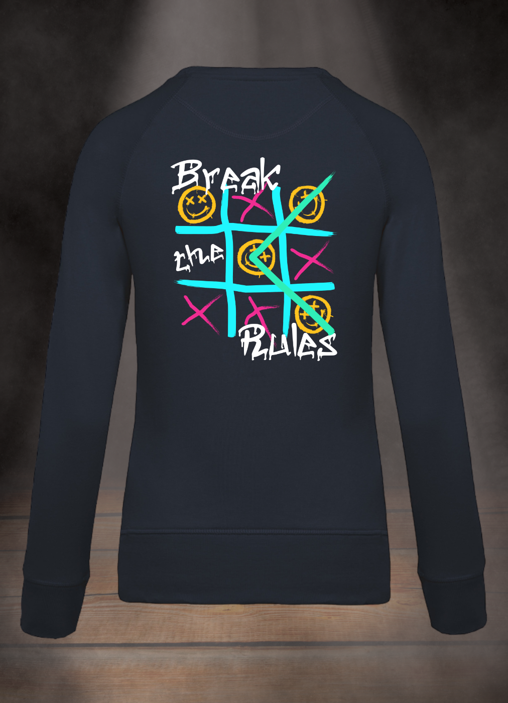DAMEN SWEATSHIRT #BREAK THE RULES