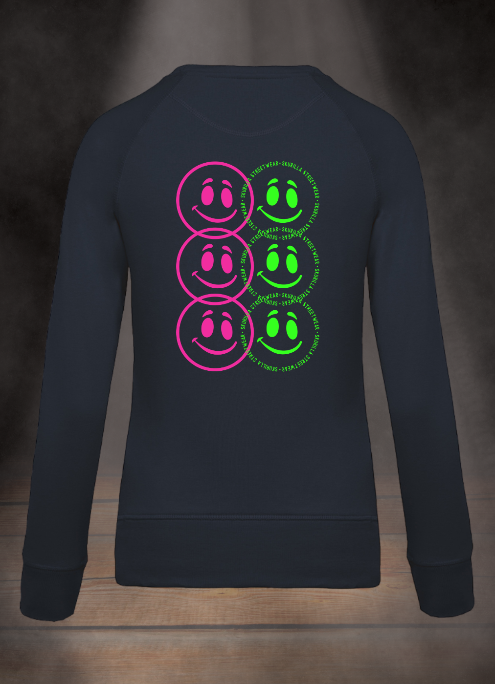 DAMEN SWEATSHIRT #HAPPY CIRCLES