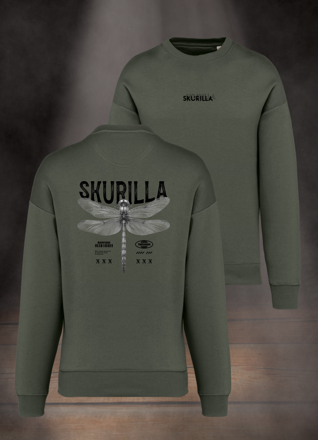 OVERSIZE SWEATSHIRT #DRAGON FLY