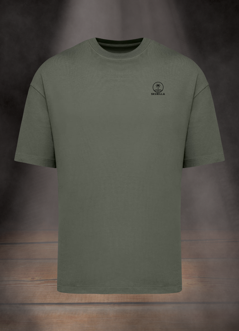 OVERSIZE T-SHIRT 220gr. #PALM PARADISE