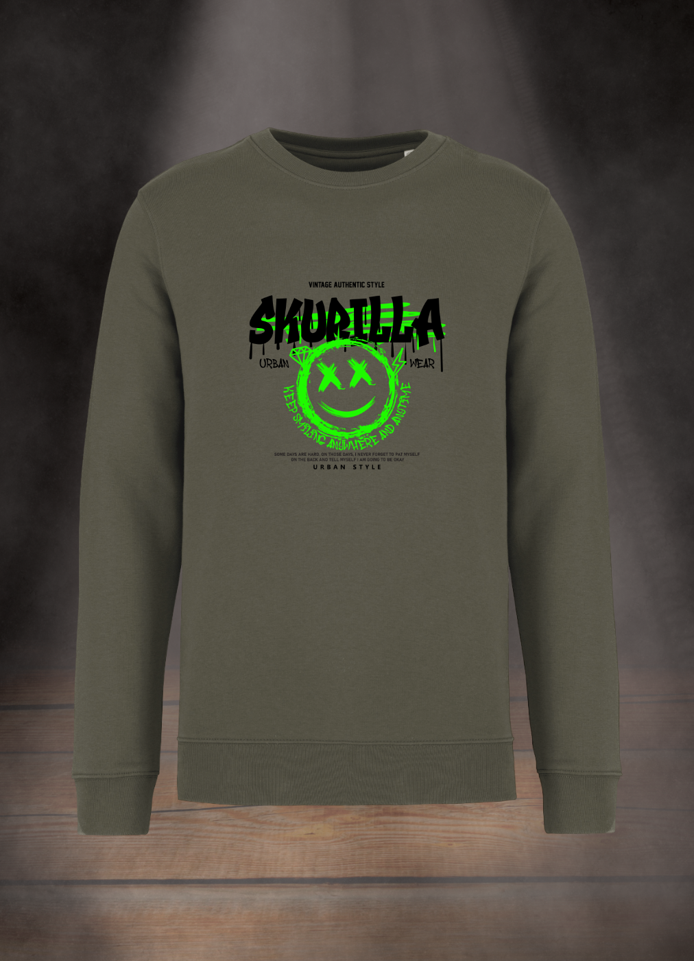 HERREN SWEATSHIRT #SMILEFACE