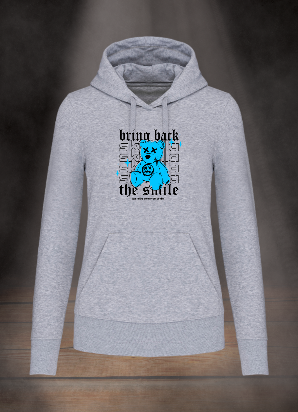 DAMEN HOODIE #THE SMILE