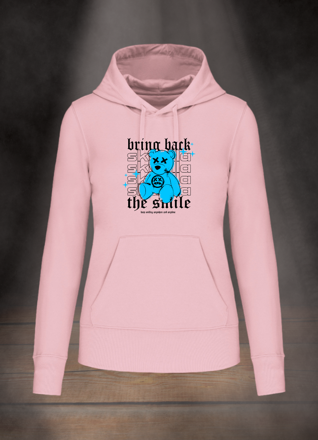 DAMEN HOODIE #THE SMILE