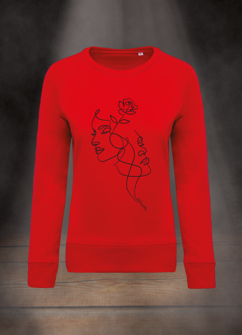 DAMEN SWEATSHIRT #LINEART