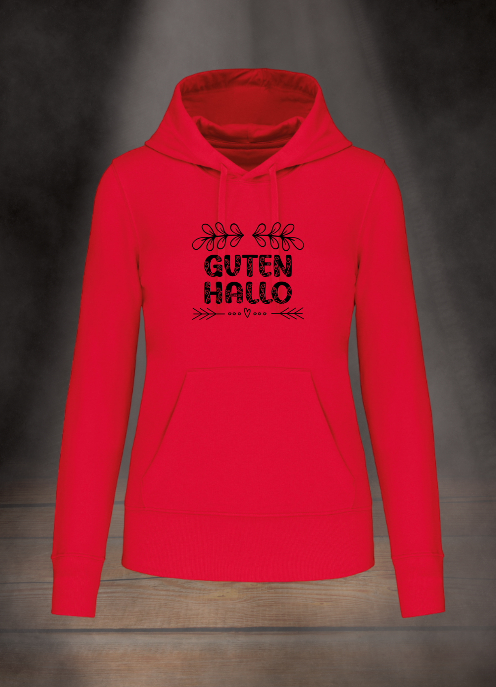 PERLE DAMEN HOODIE #GUTEN HALLO