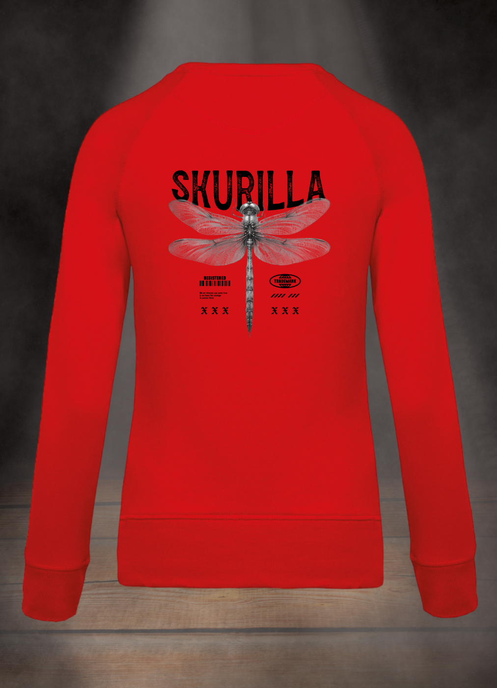 DAMEN SWEATSHIRT #DRAGON FLY