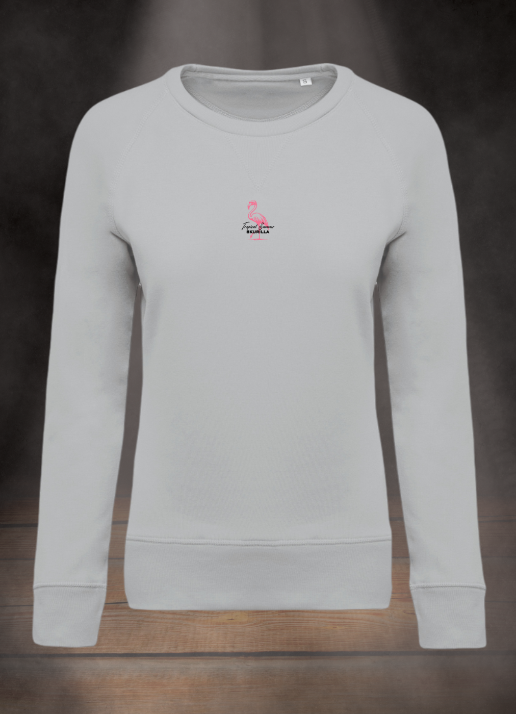 DAMEN SWEATSHIRT #FLAMINGO