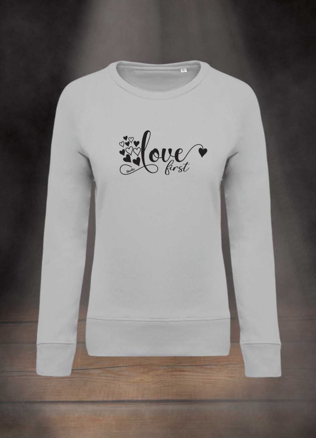 DAMEN SWEATSHIRT #LOVE FIRST