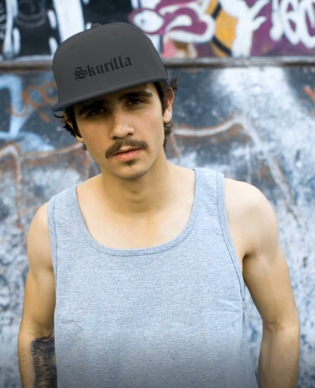 FLEXFIT TRUCKER SNAPBACK CAP #OLD TYPE BLACK